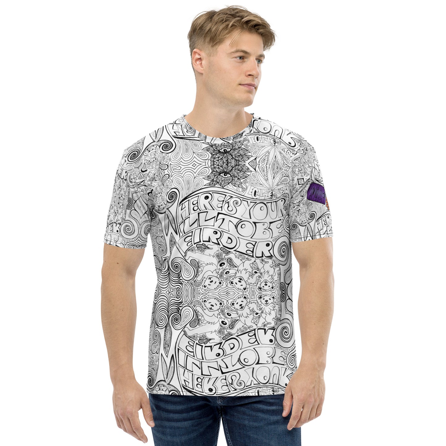 Where's Your Will To Be Weirder? Men's T-Shirt