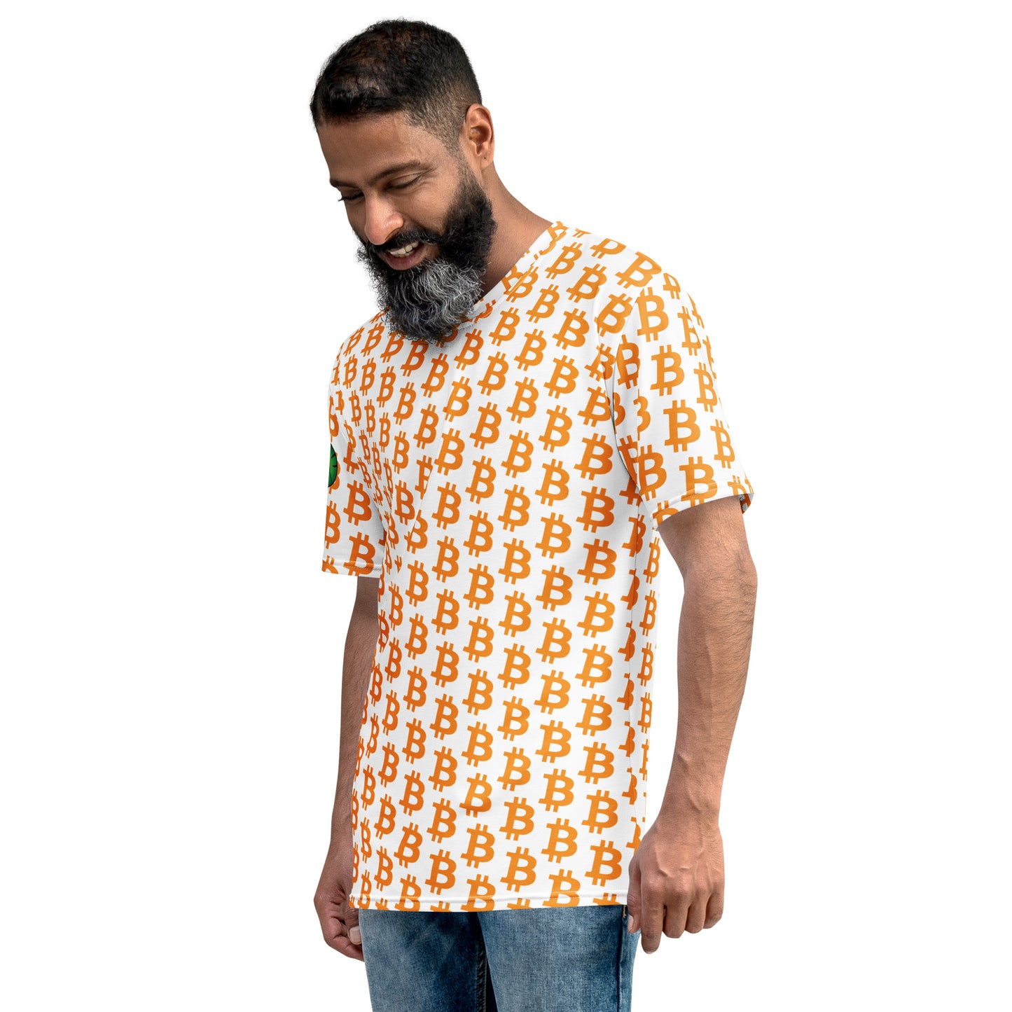 Bitcoin Polka Dot Men's t-shirt