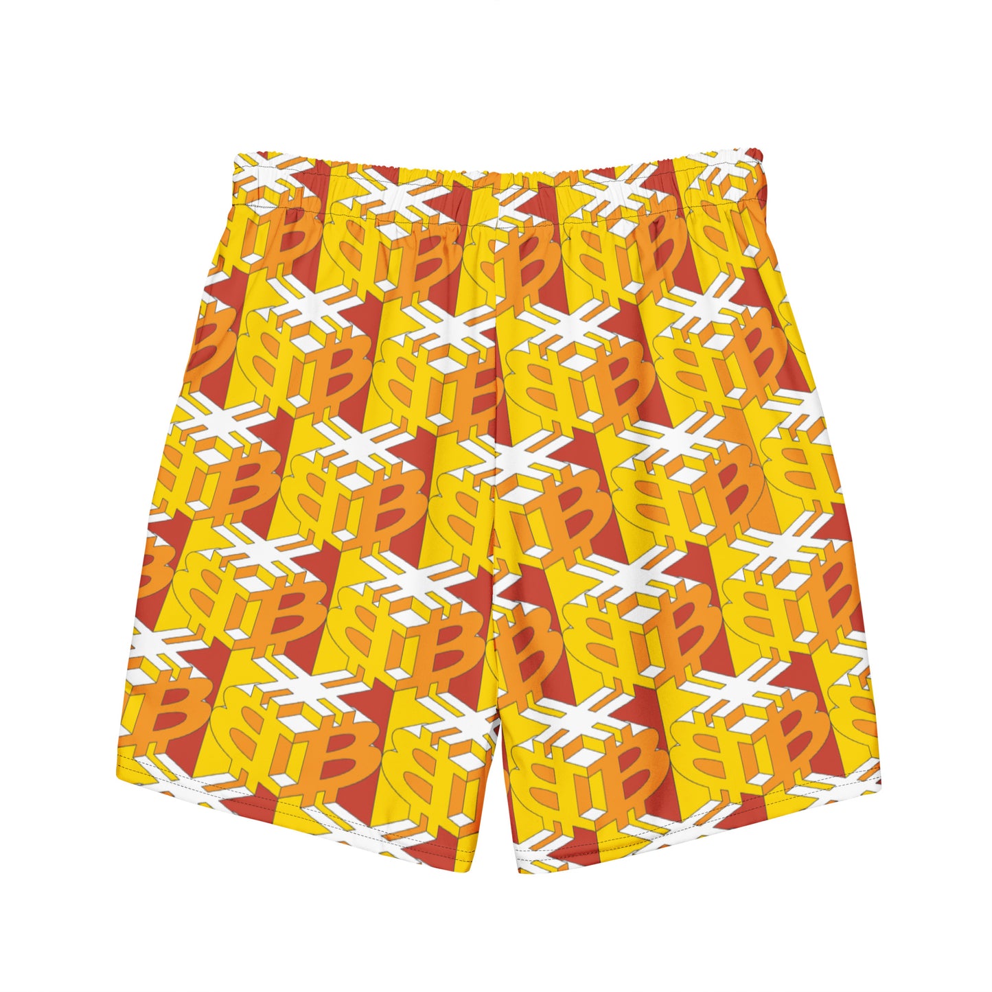 Bitcoin Dice Lattice Men's swim trunks