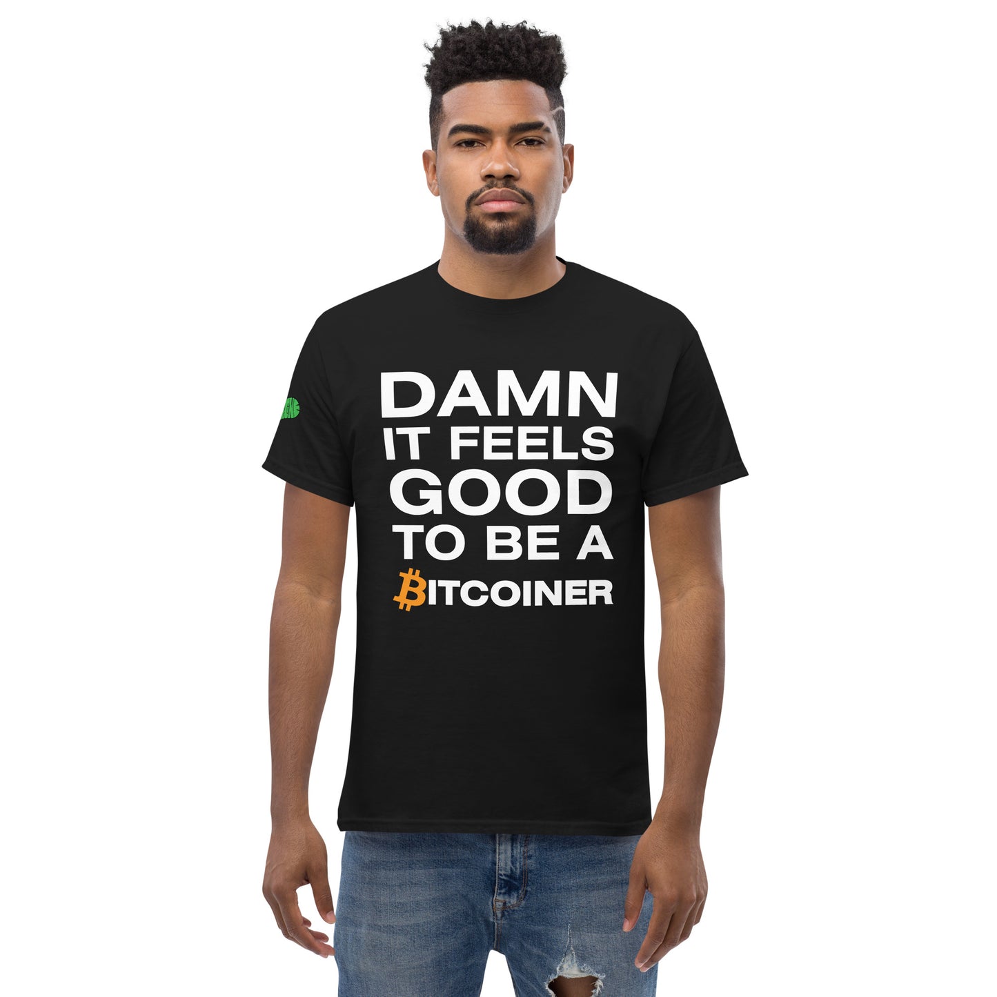 Damn it Feels Good to be a Bitcoiner Men's classic tee