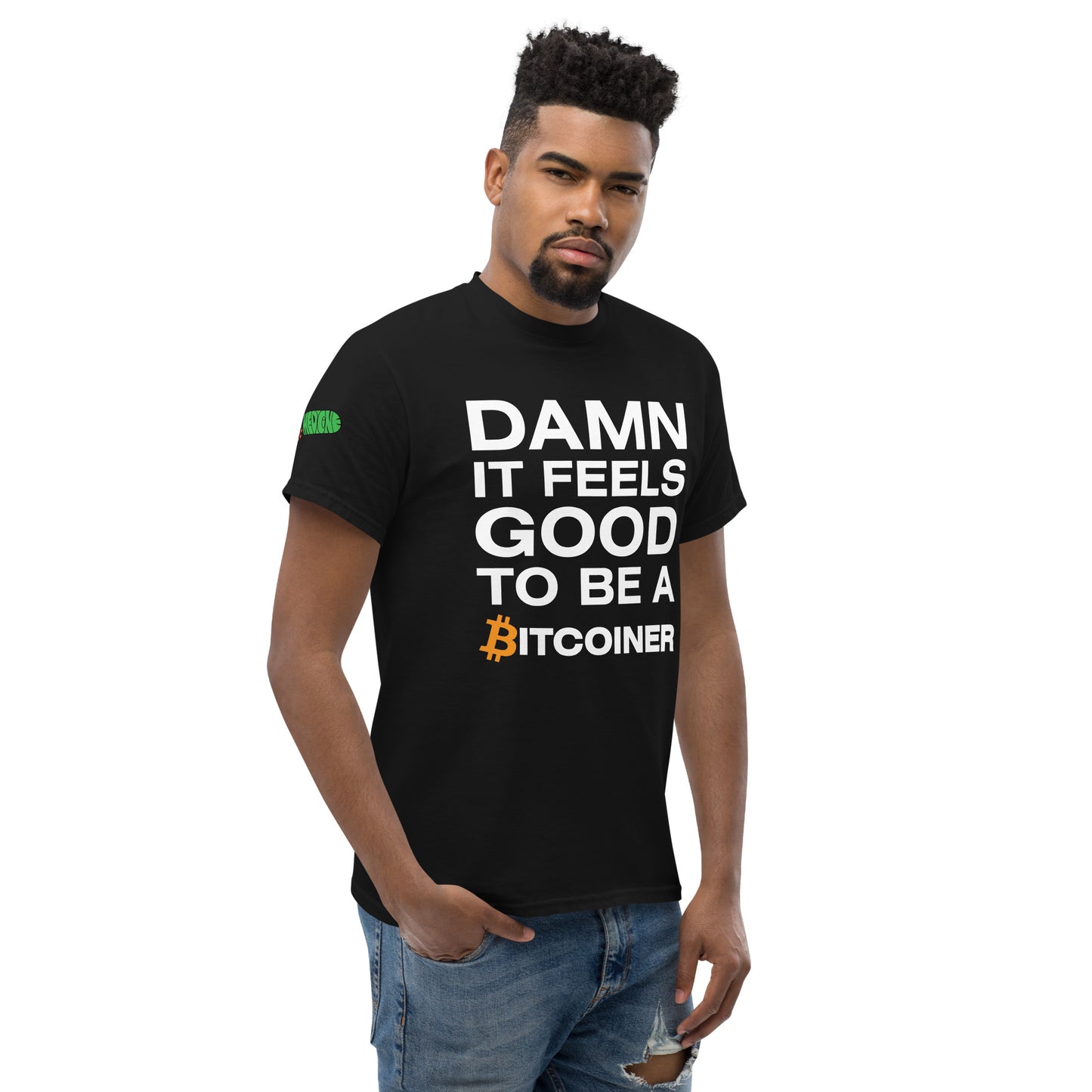 Damn it Feels Good to be a Bitcoiner Men's classic tee