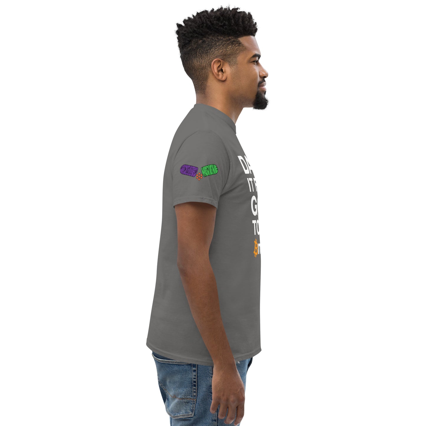 Damn it Feels Good to be a Bitcoiner Men's classic tee