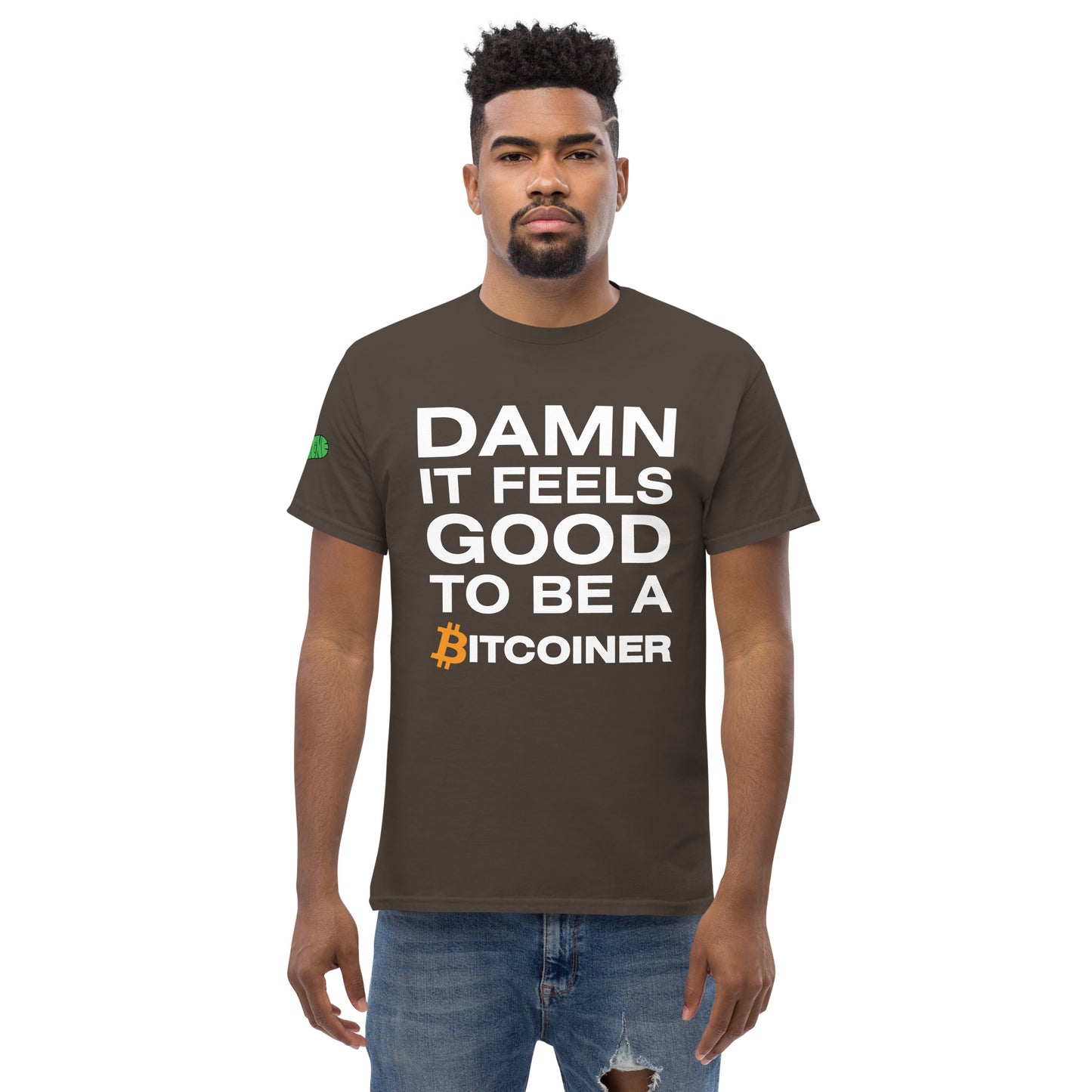 Damn it Feels Good to be a Bitcoiner Men's classic tee