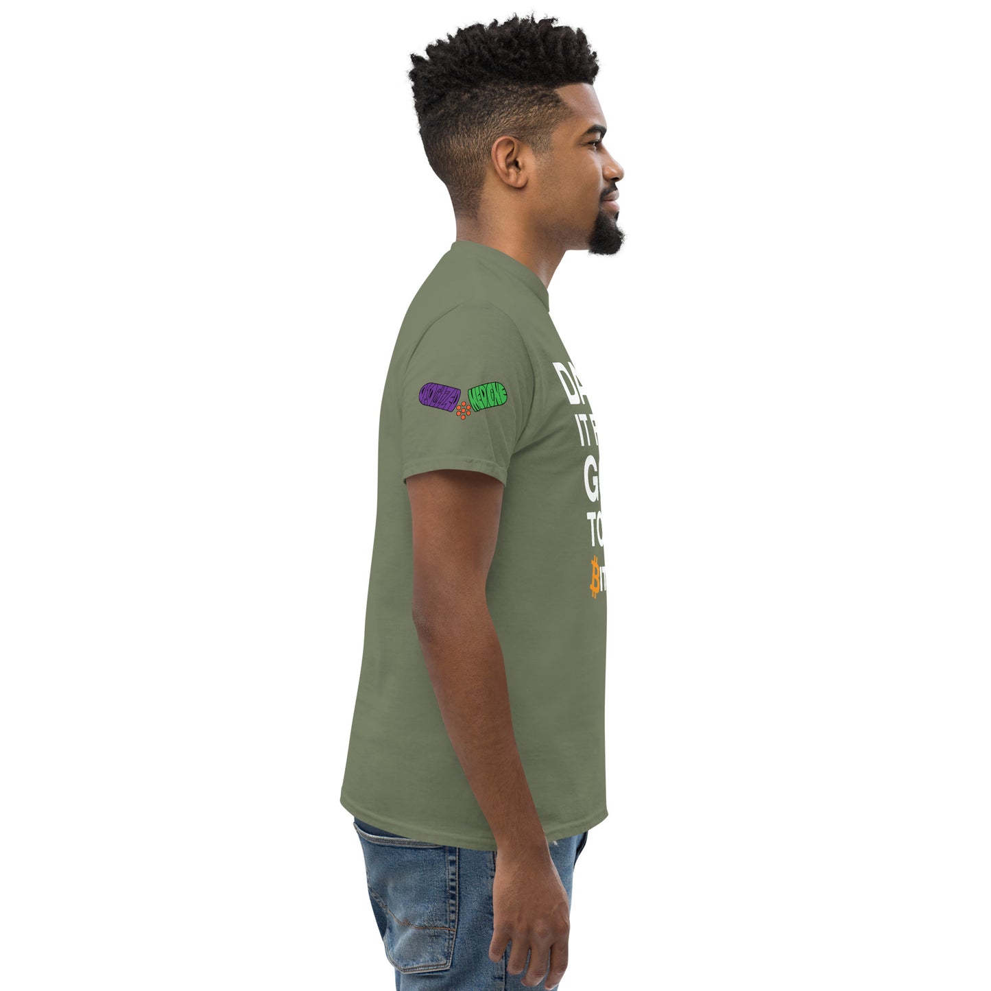 Damn it Feels Good to be a Bitcoiner Men's classic tee