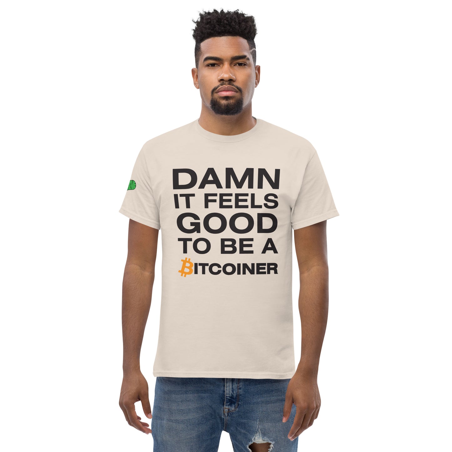 Damn it Feels Good to be a Bitcoiner Men's classic tee
