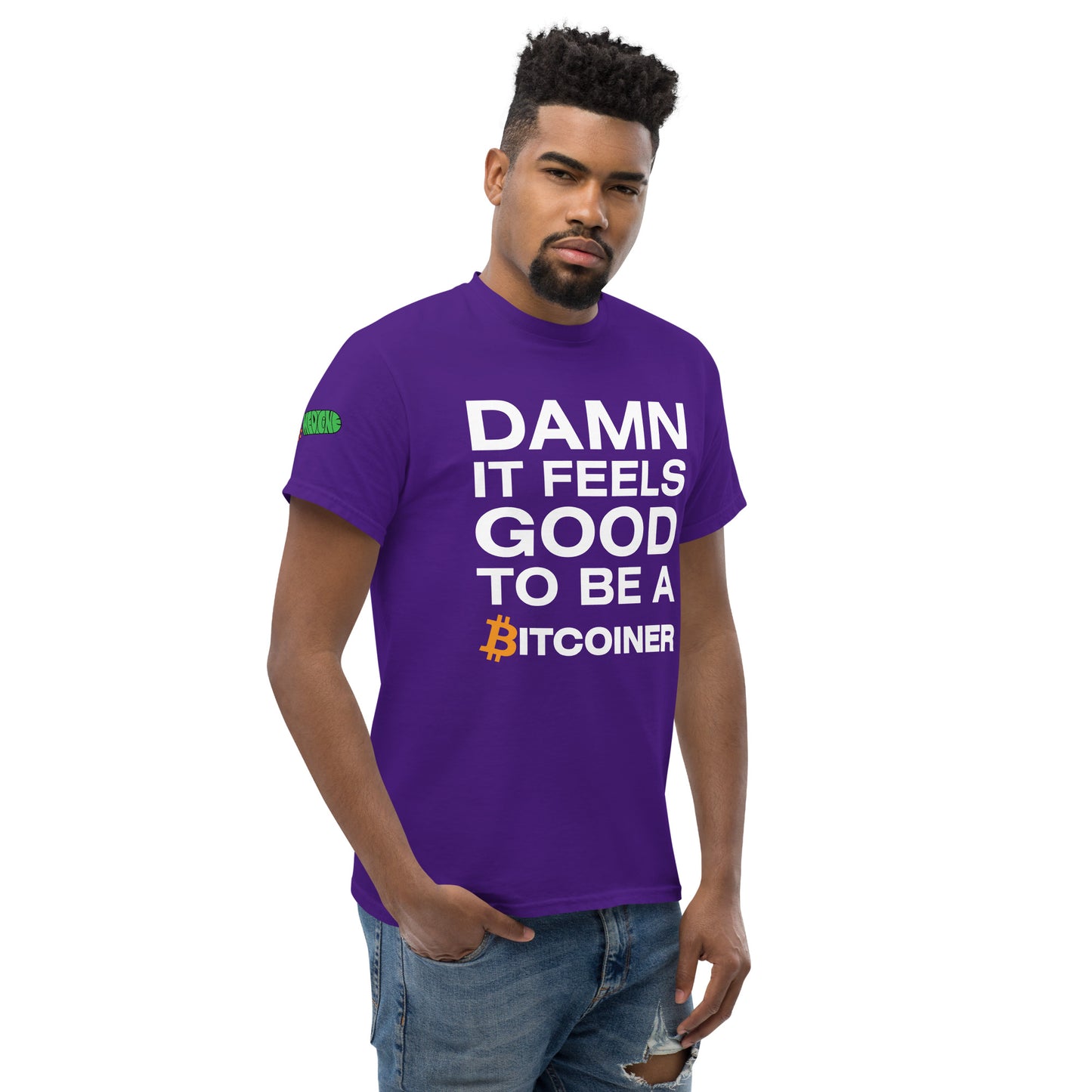 Damn it Feels Good to be a Bitcoiner Men's classic tee