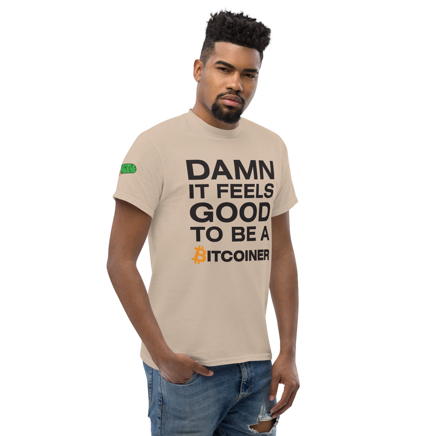 Damn it Feels Good to be a Bitcoiner Men's classic tee