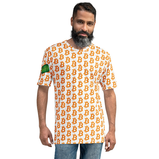 Bitcoin Polka Dot Men's t-shirt