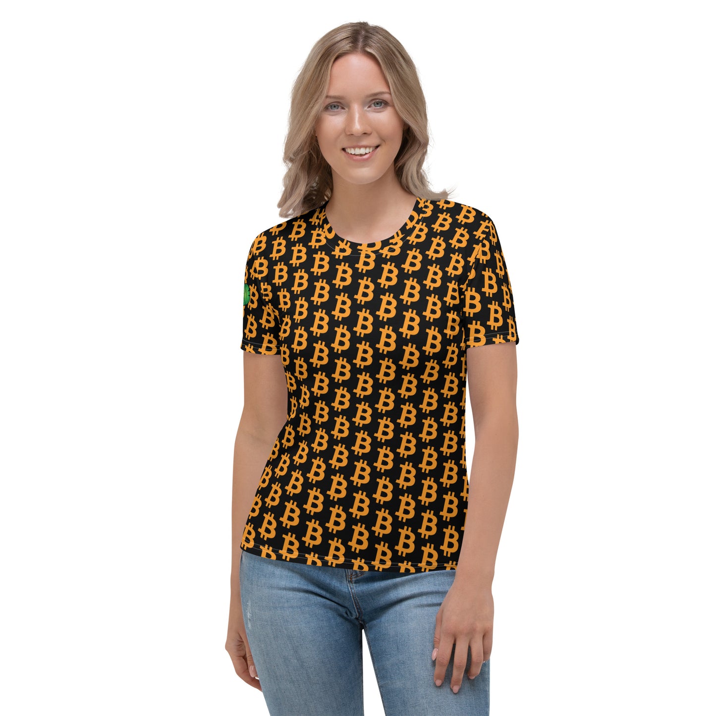 Bitcoin Polka Dot Women's T-shirt