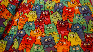 Vehicle Trash Bag - Rainbow Cats